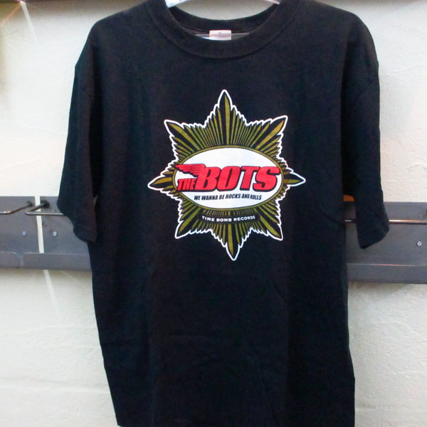 BOTS, THE (ザ・バッツ)  - Gold Star Logo : M (Neo Rockabilly / Psychobilly T-Shirts #1)