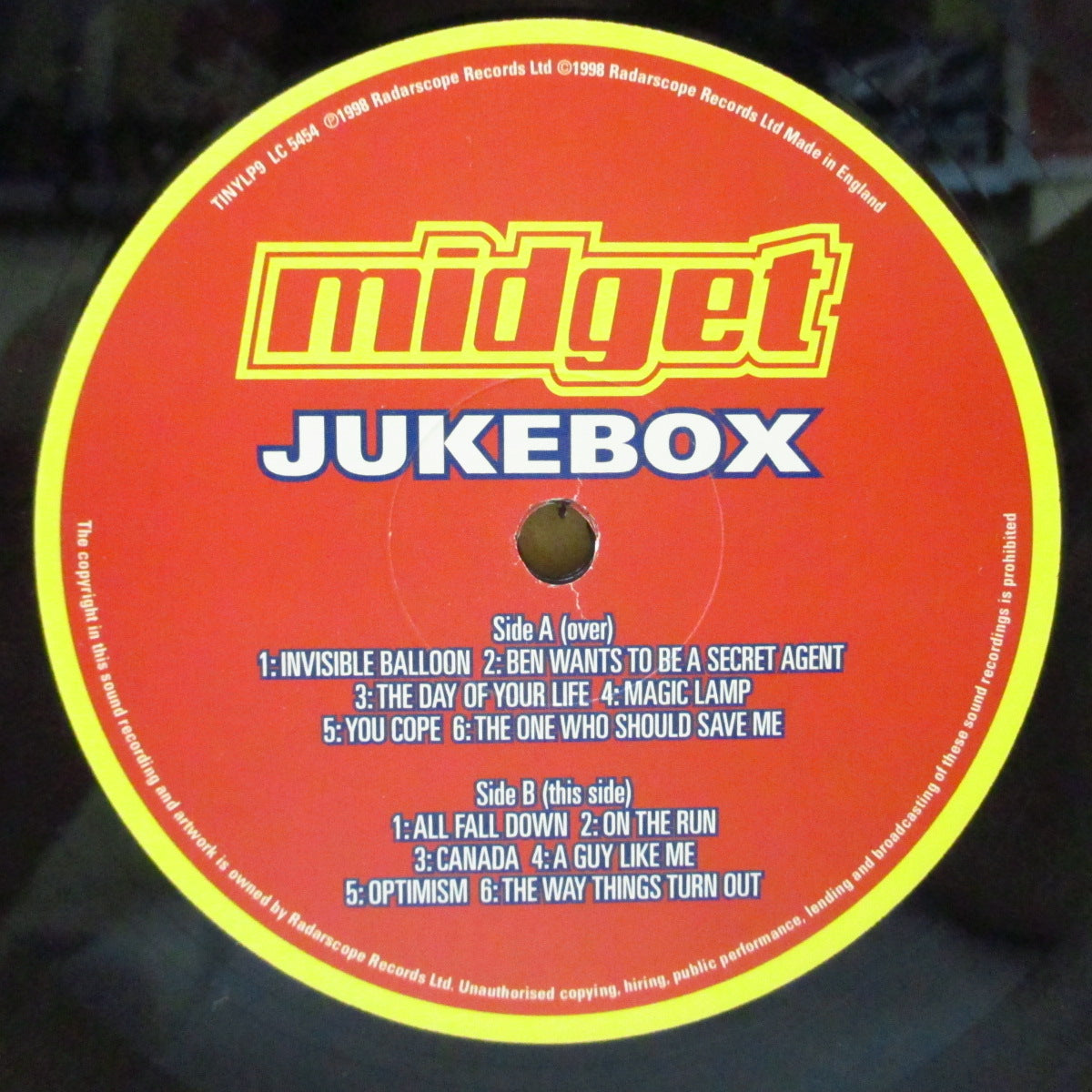 MIDGET (ミジェット)  - Jukebox (UK Orig.LP+Inner)