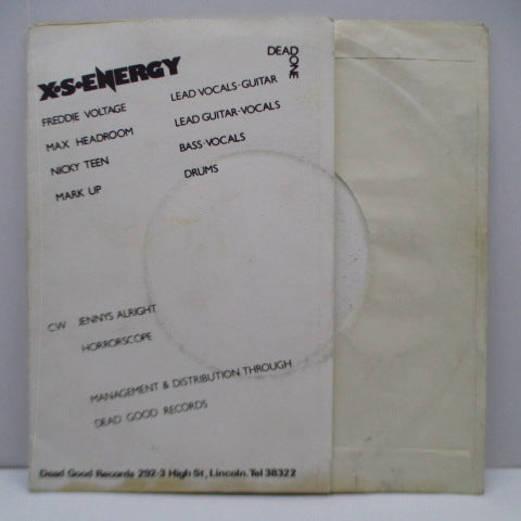 X・S・ENERGY - Eighteen (UK Reissue 7"+PS)