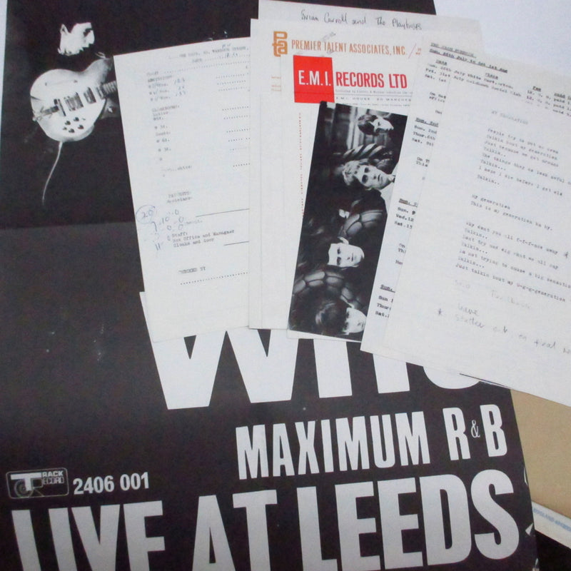 WHO (フー)  - Live At Leeds (UK 70's Reissue 「マト3/4」LP/赤ロゴ見開ジャケ「完品」）