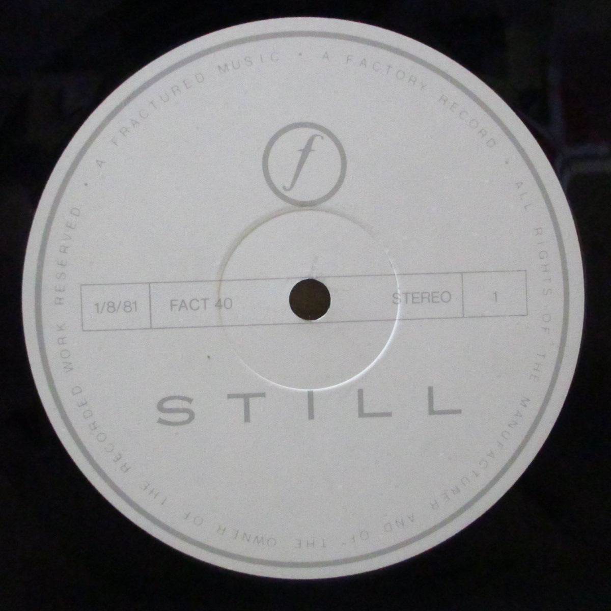 JOY DIVISION (ジョイ・ディヴィジョン)  - Still (UK オリジナル 2xLP+インナー/グレー・エンボス見開きジャケ)