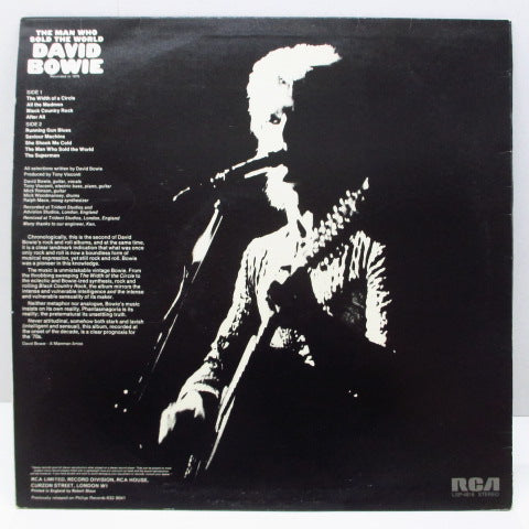 DAVID BOWIE (デヴィッド・ボウイ) - The Man Who Sold The World (UK '72 Re LP+Inner, Poster)
