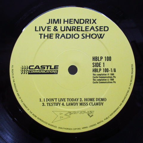 JIMI HENDRIX (ジミ・ヘンドリックス)  - Live & Unreleased The Radio Show (UK 5xLP BOX Set)