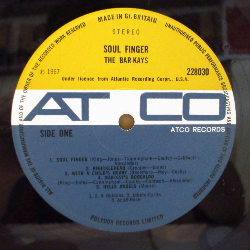 BAR-KAYS (バーケイズ)  - Soul Finger (UK Orig.Stereo LP/CS)