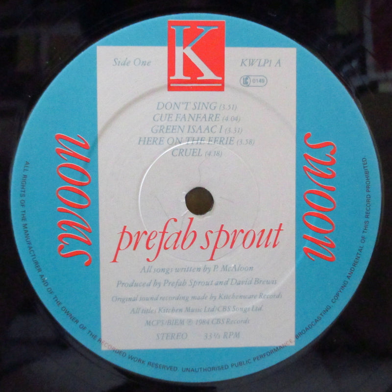 PREFAB SPROUT (プリファブ・スプラウト)  - Swoon (UK オリジナル LP/見開きジャケ)