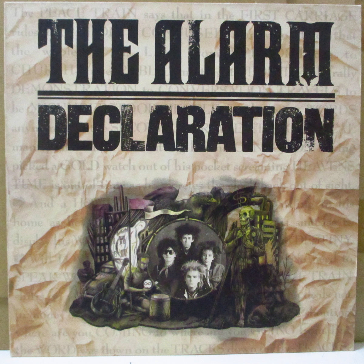 ALARM, THE (ジ・アラーム)  - Declaration (UK オリジナル・カラーピクチャーラベ LP+インナー)