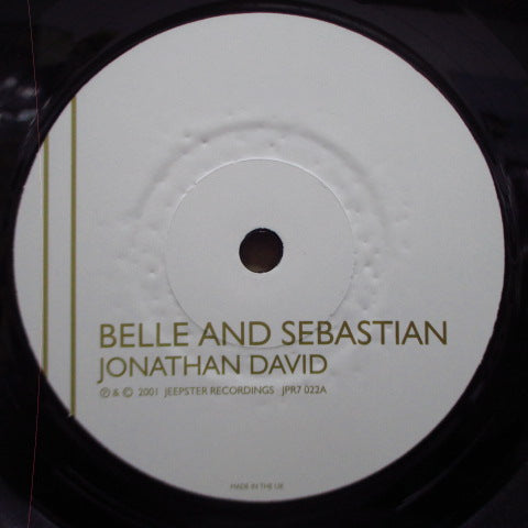 BELLE & SEBASTIAN - Sing Jonathan David (UK オリジナル 7"+PS)