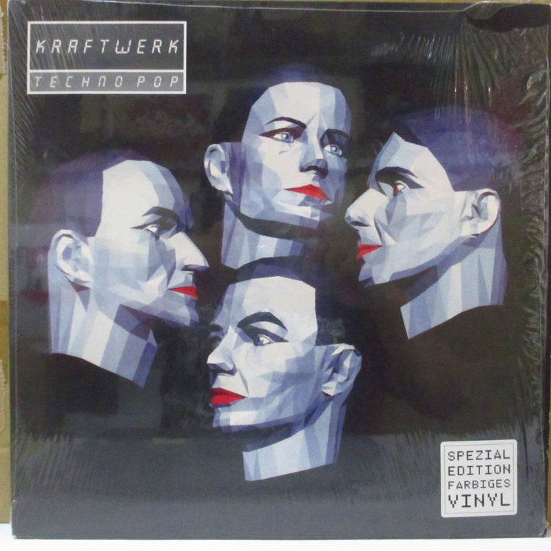 KRAFTWERK (クラフトワーク)  - Techno Pop (EU 限定再発クリアヴァイナル180g LP+インナー,ブックレット/ステッカー付き「ドイツ語」見開きジャケ)