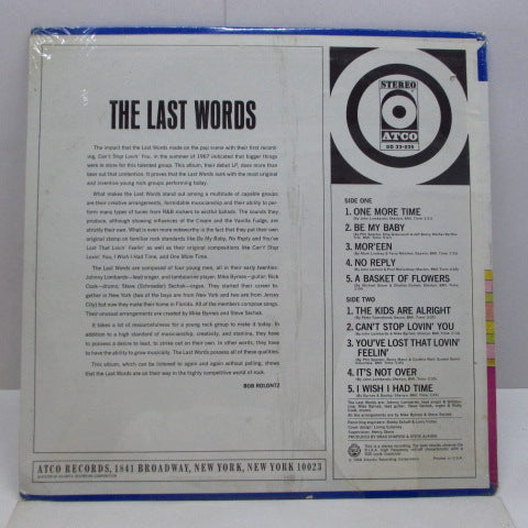 LAST WORDS, THE (ラスト・ワーズ)  - Last Words (US オリジナル・ステレオ LP)