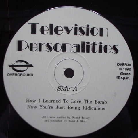 TELEVISION PERSONALITIES - How I Learned To Love The Bomb (UK Reissue 12")