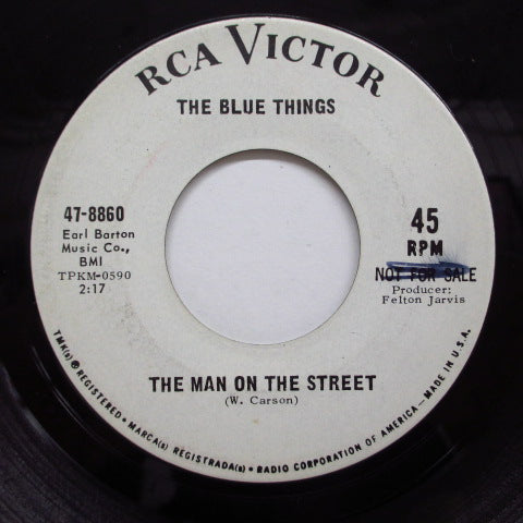 BLUE THINGS - The Man On The Street (US:PROMO)