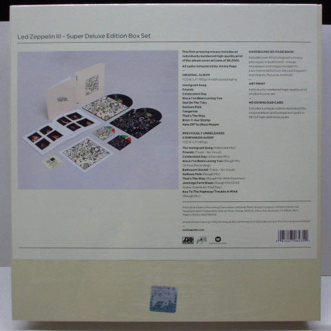 LED ZEPPELIN (レッド・ツェッペリン) - Led Zeppelin 3 Super Deluxe Box Set (EU Ltd.2xLP,2xCD,Booklet)