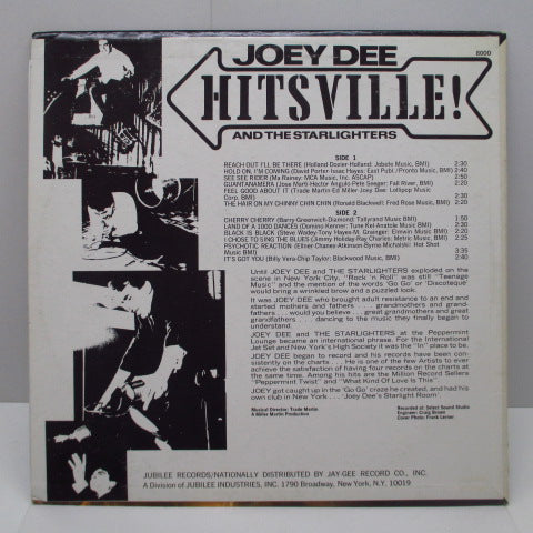 JOEY DEE - Hitsville ! (US Orig.Mono LP)