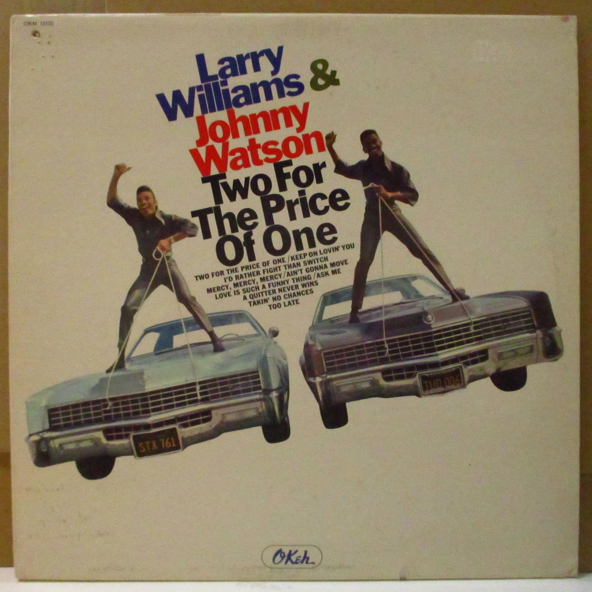 LARRY WILLIAMS & JOHNNY GUITAR WATSON  (ラリー・ウィリアムス & ジョニー・ギター・ワトソン)  - Two For The Price Of One (US Orig.Mono LP)