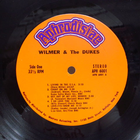 WILMER & THE DUKES (ウィルマー&ザ・デュークス)  - Wilmer & The Dukes (US オリジナル・ステレオ LP)