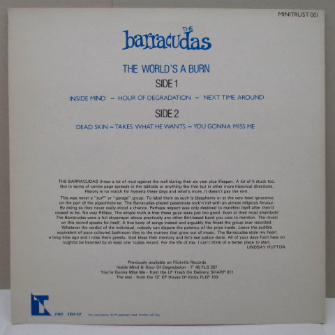 BARRACUDAS, THE - The World's A Burn (UK Orig.LP)