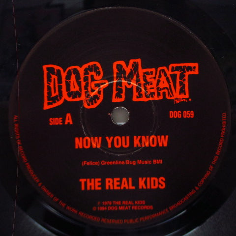 REAL KIDS, THE (ザ・リアル・キッズ)  - Now You Know (OZ Orig.7")