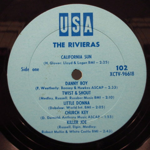 RIVIERAS - Let's Have A Party (US Very Rare 60's Press Sky Blue Lbl.Mono LP)