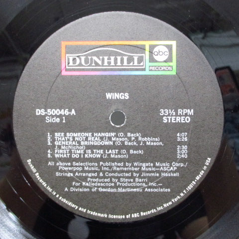 WINGS (US Group) - Wings (US Orig.STEREO)