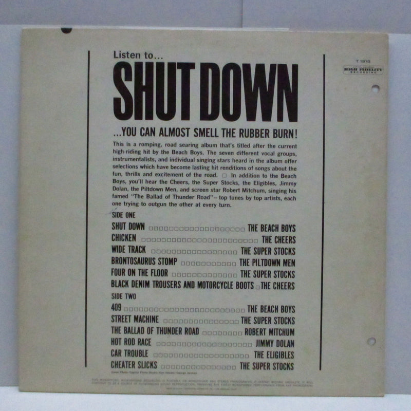V.A.  - Shut Down (US Orig.Mono LP)