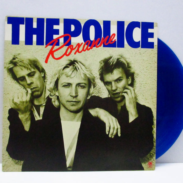 POLICE, THE - Roxanne / Peanuts (UK Ltd.Dark Blue Vinyl 7"/Red Title Group PS)