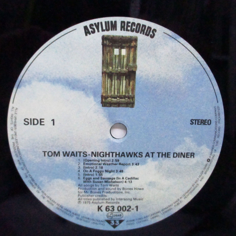 TOM WAITS (トム・ウェイツ)  - Nighthawks At The Diner (EU 80's 再発 2xLP/バーコード無し光沢見開ジャケ)