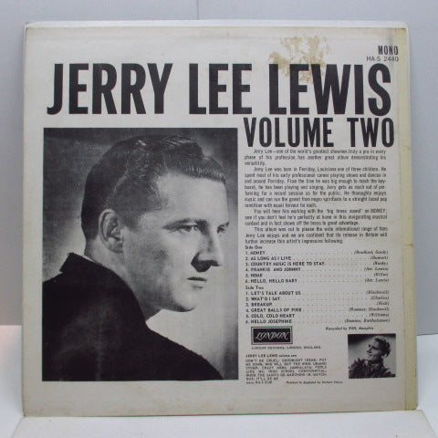 JERRY LEE LEWIS - Jerry Lee's Greatest (UK Orig.Mono LP/CS)