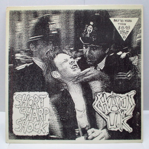 CHAOS U.K. - Short Sharp Shock (US Reissue LP/白黒CVR)