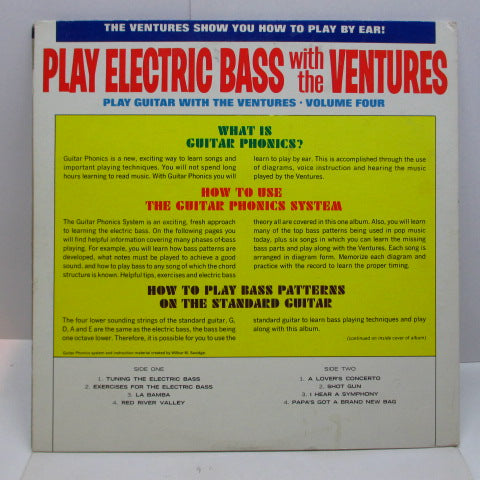 VENTURES (ベンチャーズ) - Play Guitar With The Ventures Volume 4 (US 60's 2nd Press Mono)
