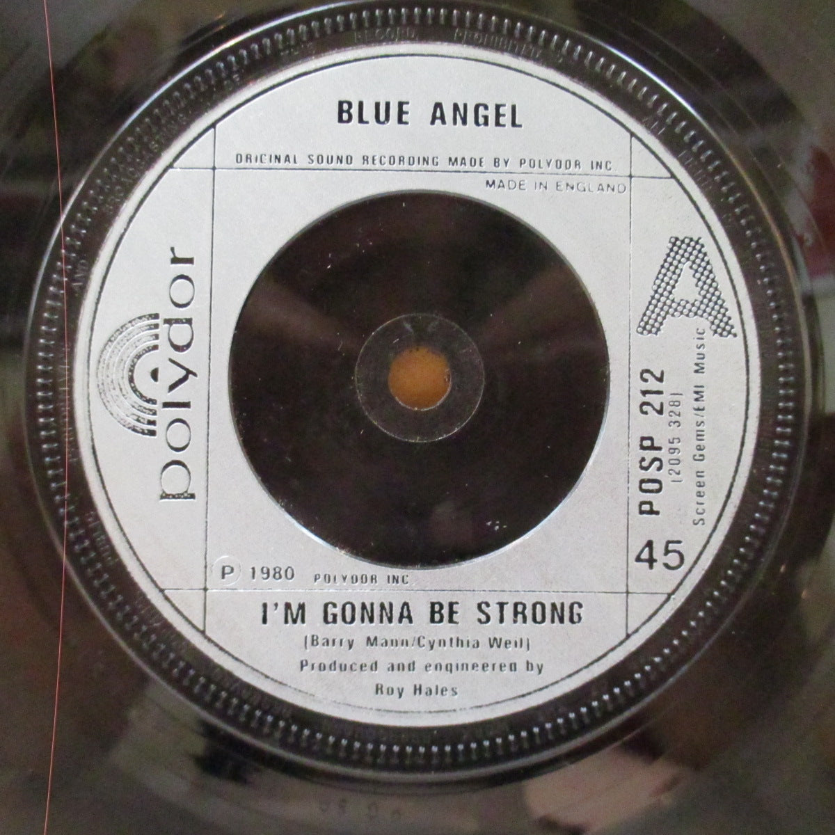 BLUE ANGEL - I 'm Gonna Be Strong (UK Orig.7")