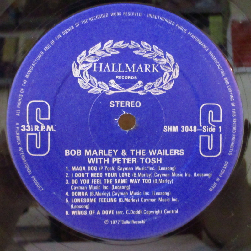 BOB MARLEY & THE WAILERS WITH PETER TOSH (ボブ・マーリー&ザ・ウェイラーズ・ウィズ・ピーター・トッシュ)  - S.T. (UK オリジナル LP/表面コーティング・ジャケ)