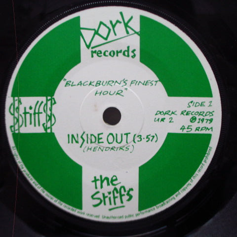 STIFFS, THE (ザ ・スティッフス) - Inside Out (UK '79 セカンドプレス「緑ラベ」7"/元々ジャケ無)