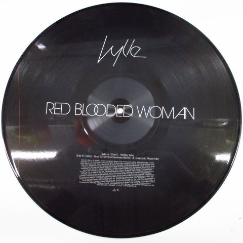 KYLIE MINOGUE (カイリー・ミノーグ) - Red Blooded Woman +2 (UK 限定ピクチャー 12")