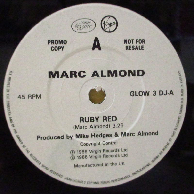 MARC ALMOND WITH THE WILLING SINNERS (マーク・アーモンド)  - Ruby Red (UK Promo.7")
