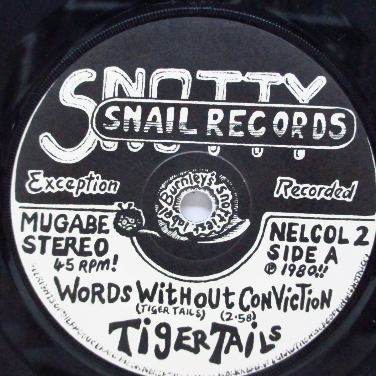 TIGER TAILS (タイガー・テールズ)  - Words Without Conviction E.P. (UK Orig.7")