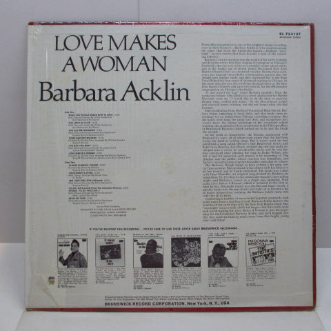 BARBARA ACKLIN - Love Makes A Woman (US Orig. Stereo LP)