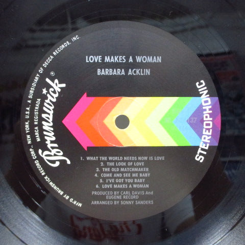 BARBARA ACKLIN - Love Makes A Woman (US Orig. Stereo LP)