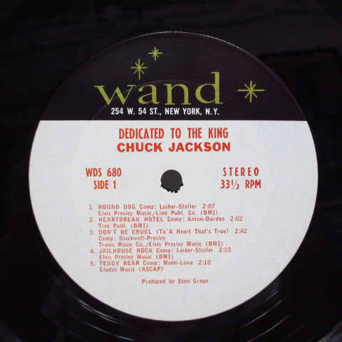 CHUCK JACKSON (チャック・ジャクソン) - Dedicated To The King !! (US Orig.Stereo LP)
