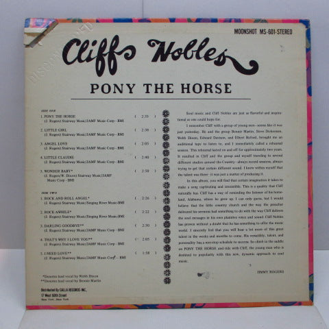 CLIFF NOBLES & CO. - Pony The Horse (US Orig.Stereo LP)