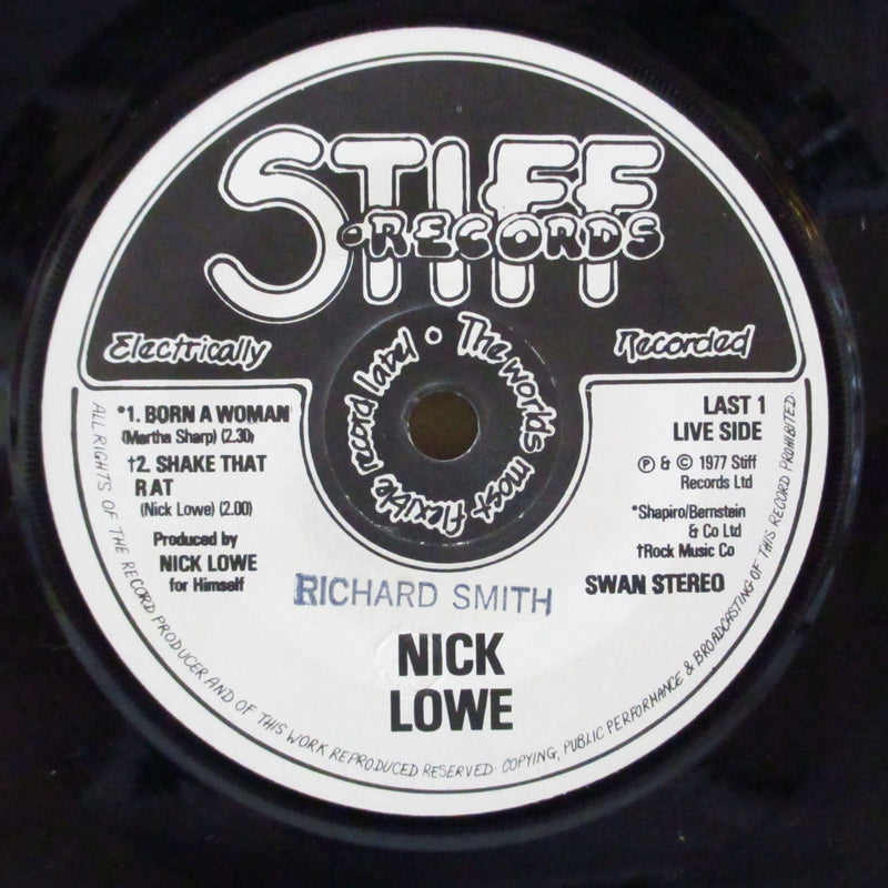 NICK LOWE (ニック・ロウ)  - Bowi (UK オリジナル 7"EP/マット固紙ジャケ)