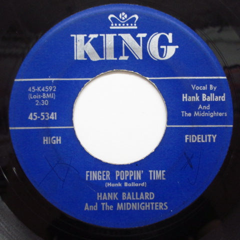 HANK BALLARD & THE MIDNIGHTERS - Finger Poppin' Time b/w I Love You〜 (Orig)