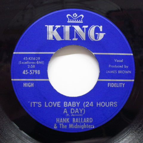 HANK BALLARD & THE MIDNIGHTERS - It's Love Baby (24 Hours A Day) (Orig)