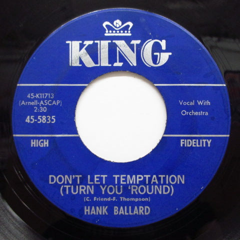 HANK BALLARD - Don't Let Temptation (Turn You 'Round)