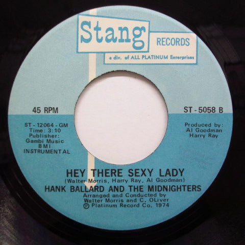 HANK BALLARD & THE MIDNIGHTERS - Hey There Sexy Lady