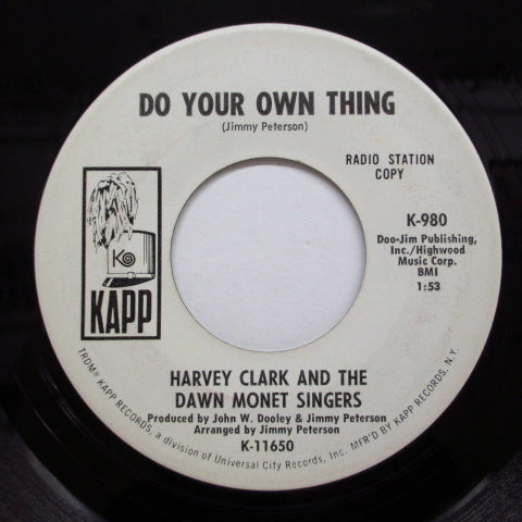HARVEY CLARK & DAWN MONET SINGERS - Do Your Own Thing (Promo)
