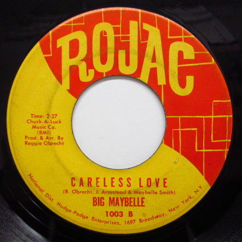 BIG MAYBELLE - Careless Love / My Mother’s Eyes