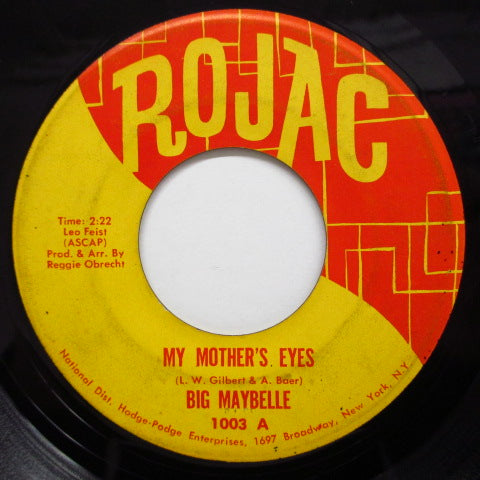 BIG MAYBELLE - Careless Love / My Mother’s Eyes