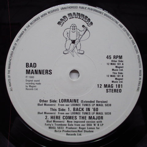 BAD MANNERS - Lorraine (Extended Version) +2 (UK Orig.12")