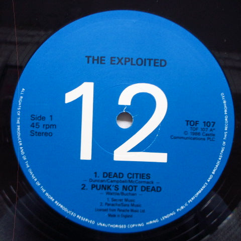 EXPLOITED, THE (ジ・エクスプロイテッド) - Archive 4 (UK 5,000枚限定 12")