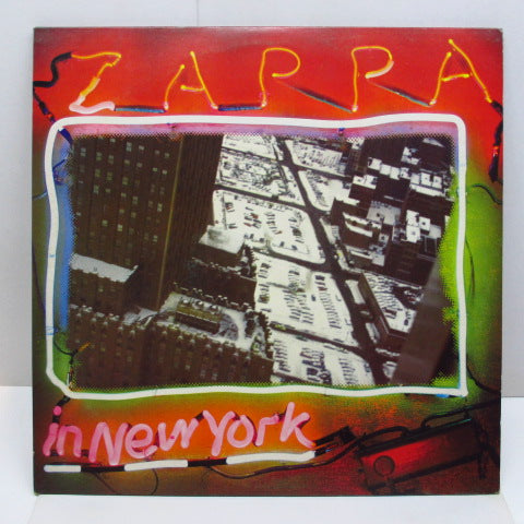 FRANK ZAPPA - Zappa In New York (UK Orig.2xLP/半透明赤盤/Punky's Whipsクレジット無しジャケ、曲収録無、ラベに記載無)